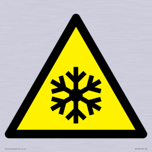 W010 Warning: Low temperature/freezing conditions